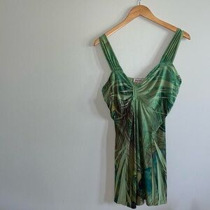 Reina Vintage Peacock Dress